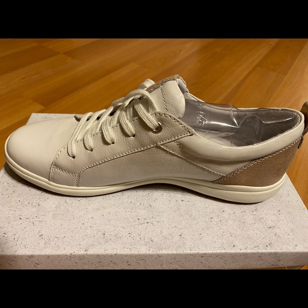 Josef Seibel Male Weiss-Kombi-white shoe,  size 40